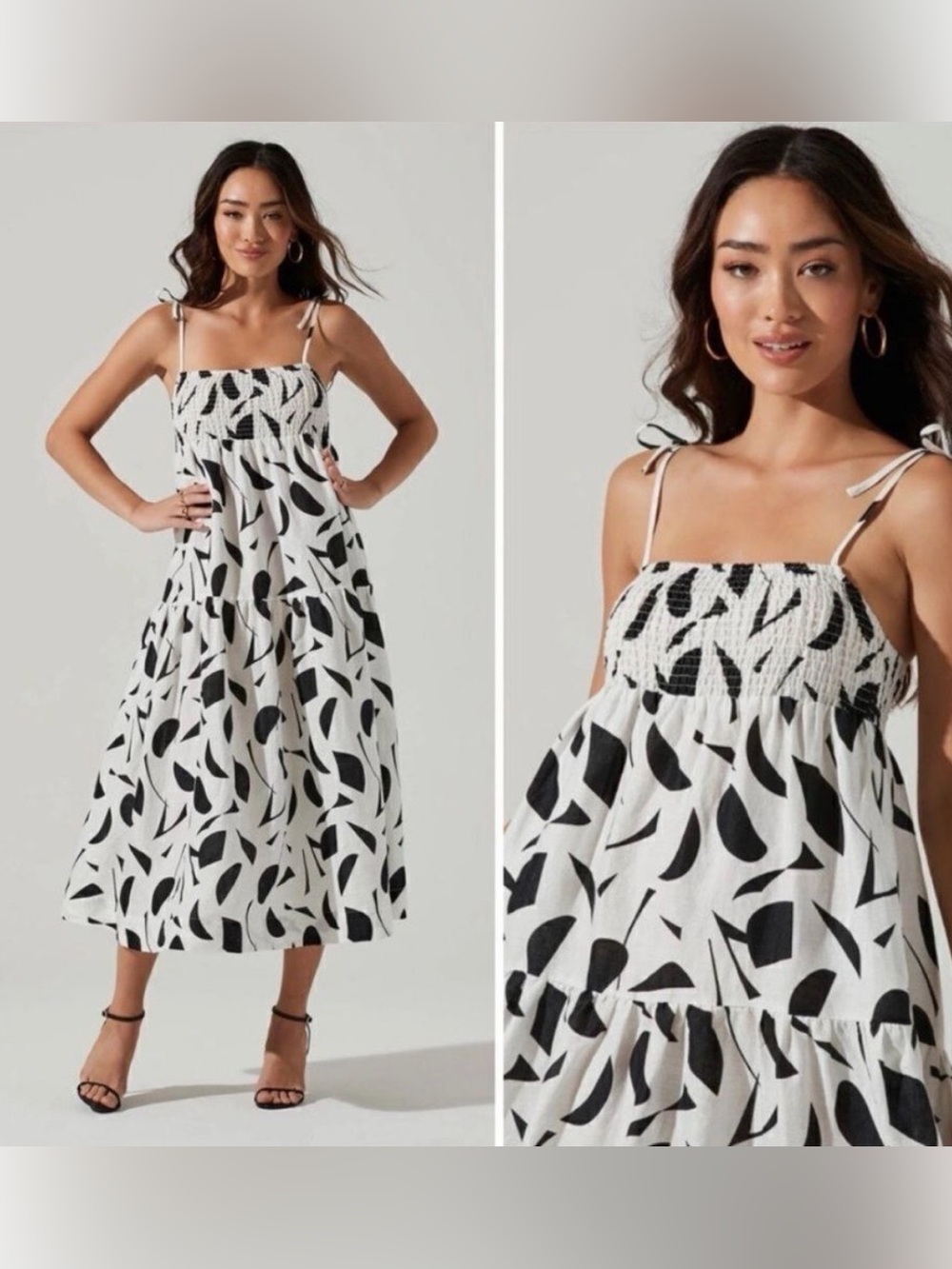 Astr The Label Marlene Smocked Dress